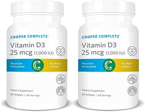 Cooper Complete Vitamina D3 25mcg 60 Cápsulas Blandas Pack 2 miniatura 6