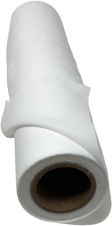 HBI H.B.I. PRODUCTS Soft & Cozy Stitch Cover 12" x 10 Yd Roll Woven Iron On Cover Up Stabilzer for Machine Embroidery Lightweight Stabilizer