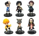 Demon Slayer 6 PCS Action Figure Set- Limited Edition
