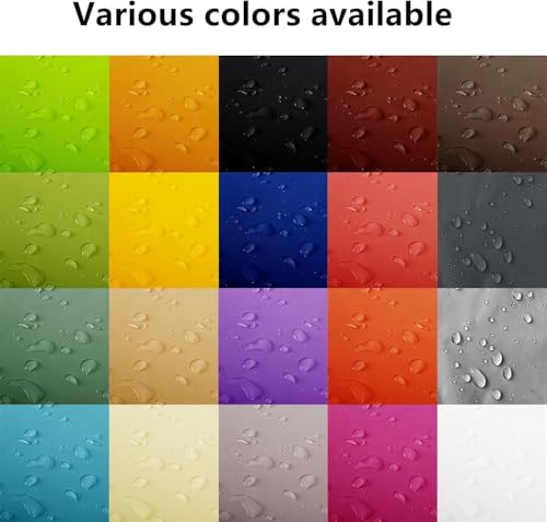 Voile d'ombrage rectangulaire anti-UV et imperméable avec oeillets - 8