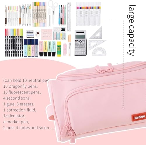 Image of Storio Pencil Box Pouch for School Kids Girls & Boys Aesthetic | Cute Stationary Compass Box Case Organiser | Travel Pouch