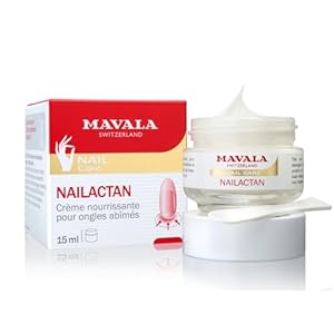 Mavala Nail Care Nailactan Nutritive, Nail Cream In Jar, Supports Damaged Nails, Nourishing, Moisturizing Nail Care Cuticle Cream, Promotes Nail Growth, 0.5 Ounce Jar
