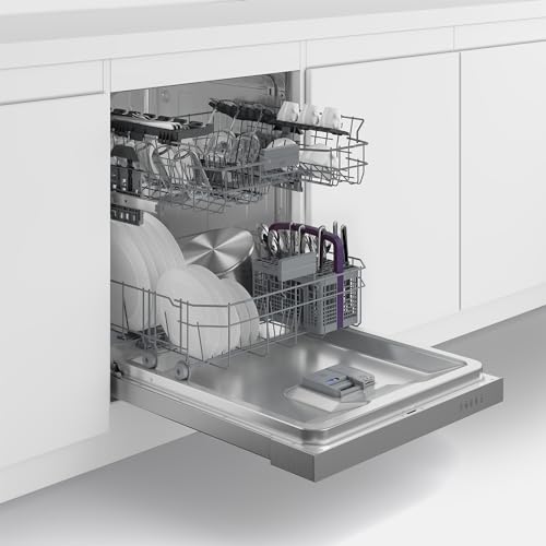 Beko BDUN15430X b300 Unterbau-Geschirrspüler 60 cm, für 14 Maßgedecke, 3 Spülebenen, 4 Temperaturen, 5 Programme, halbe Beladung, automatische Türöffnung, Quick&Clean