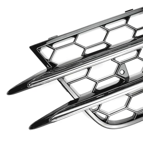 Grille pour phares antibrouillard avant Audi A6 C7 style course chrome - 7