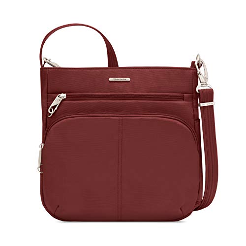 Travelon Anti-Theft Classic N/s Crossbody, Wine