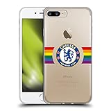 Proporciona una comodidad Head Case Designs Licenciado Oficialmente Chelsea Football Club Horizontal Pride Crest Carcasa de Gel de Silicona Compatible con Apple iPhone 7 Plus/iPhone 8 Plus