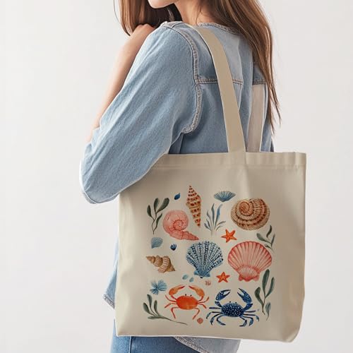 Image of Aesthetic Tote Bag for Women | Medium Size with Inner Pocket | Stylish & Practical