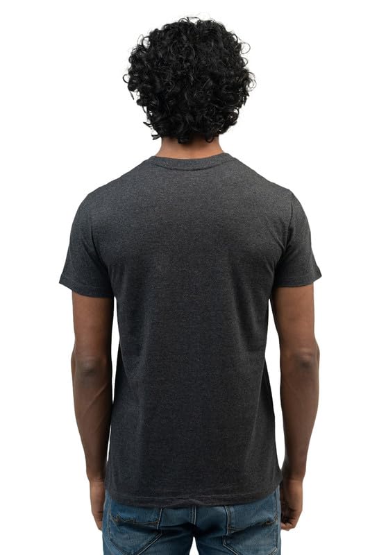 Image of tinies Cotton Tshirt Crew Neck Mens Plain Solid Regular Fit Half Sleeve Wrinkle Free Casual Wear Mens T-Shirt (Combo Set of 3) Green Charcoal Royal Size S