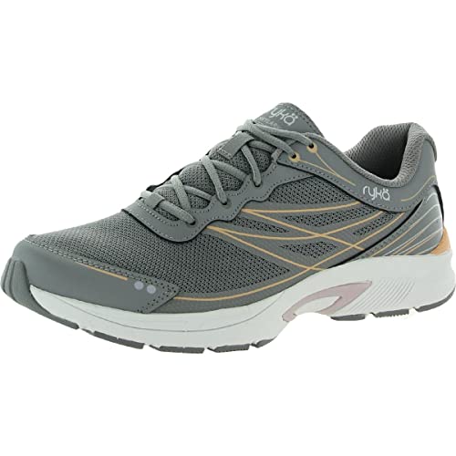 Ryka Womens Skylark Workout Sneakers Running Shoes Gray 7 Wide (C,D,W)