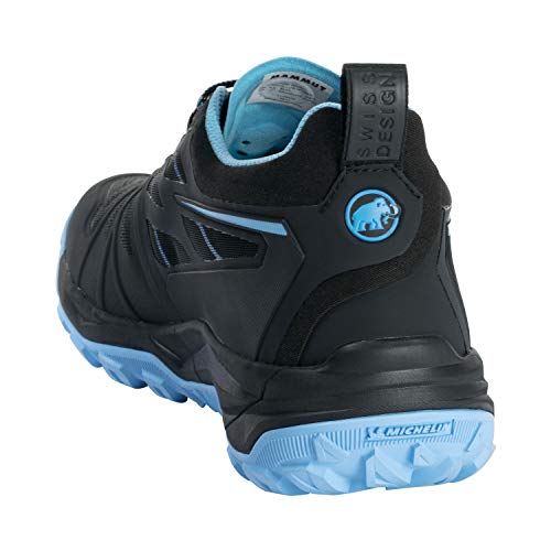 Mammut Women Saentis Sneaker, Black/Whisper, 7 UK