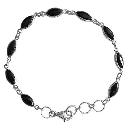 Bracelet onyx noir argent 925 Le Luft : résout le problème des bijoux fragiles