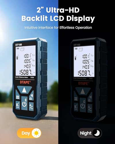 DTAPE 330 Ft Laser Measuring Tool