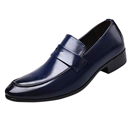 Anzugschuhe Herren Business Schuhe Lederschuhe Hochzeitschuhe Smokingschuhe Herrenschuhe Pu Leder Freizeitschuhe Mokassin Halbschuhe Loafer Slip On Businessschuhe Schnürhalbschuh Slipper
