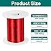 MECCANIXITY 42 AWG Magnet Wire, 42 Gauge Enameled Copper Wire, 4 oz Magnetic Coil Wire for Transformer, Motor, Electric, 155C(311F)