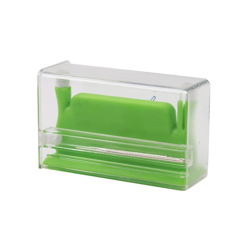 XTHY Desk Needle Threader Automatic Insertion Machine, Double Hole Hand Threader Insertion Tool for Sewing Machine DIY Hand Made Works Threader (Green)