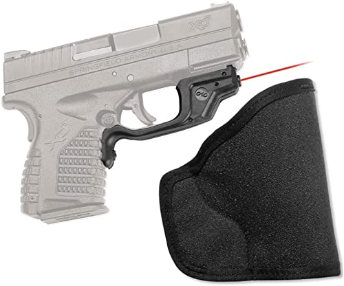 Crimson Trace LaserGuard Laser Sight for Springfield XD-S, Front Activation, with Medium LG-469-H
