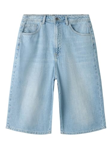 TWO SOON Baggy Junge Denim Shorts Weite Beinform Lässige Kurze Hosen Jungen aus Jeans und Bequeme Shorts Jungen mit verstellbarem Bund