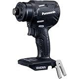 パナソニック(Panasonic) 電動ドリルドライバー 本体のみ EXENA 14.4V/18V対応 充電式 ONE ATTACH対応+BRAIN φ110mm換気扇下穴あけ可能 電動ドリル EZ1DD3X-B ブラック