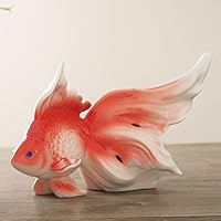 Amazon.co.jp: 魚 置き物 セラミック リアル 魚の彫像 インテリア装飾