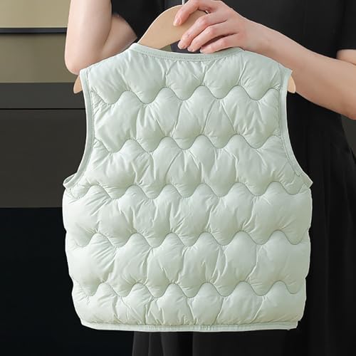 Toddler Winter Diamond Quilted Puffer Vest Kids Snap Button Warm Sleeveless Jacket for Little Girls Boys Outerwear4