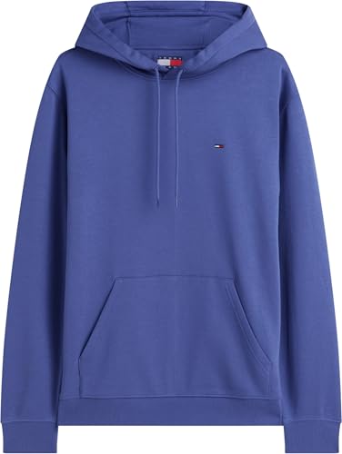 Tommy Jeans Herren Hoodie Regular Fit Flag Fleece mit Kapuze, Violett (Blue Storm), 4XL – Ansicht 5