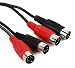 Hosa MID-204 Dual MIDI Cable, Dual 5-pin DIN to Same, 4 m