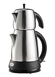 Verbindung des Wasserkochers: 360° drehbar: Kochkontrolle: automatisch Sicherheitsthermostat : zwei automatische Thermostate: Teekanne: Edelstahl: Teefilter: rostfreier Edelstahl: Wasserfilter: rostfreier Edelstahl: Trockenschutzsicherung
