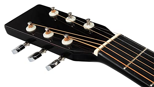 Classic Cantabile WS-10BK Guitare Folk Noire - Les Beatles, Paul McCartney, John Lennon, RIngo Starr, George Harrison Classic Cantabile WS-10BK Guitare Folk Noire – Image 5