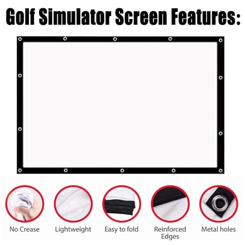 Pantalla para simulador de golf 92in 4:3 impact miniatura 5