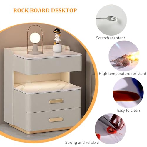 Table d'appoint étroite en bois avec lampe pour gagner de la place - 6