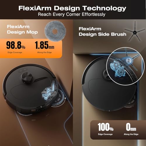 HomeTimes Ersatzteile für Roborock Qrevo Master Qrevo Slim Saugroboter Zubehör mit 2 Gummibürsten 4 HEPA-Filter 4 Seitenbürsten 4 Staubbeutel 6 Mop-Pads 20tlg.