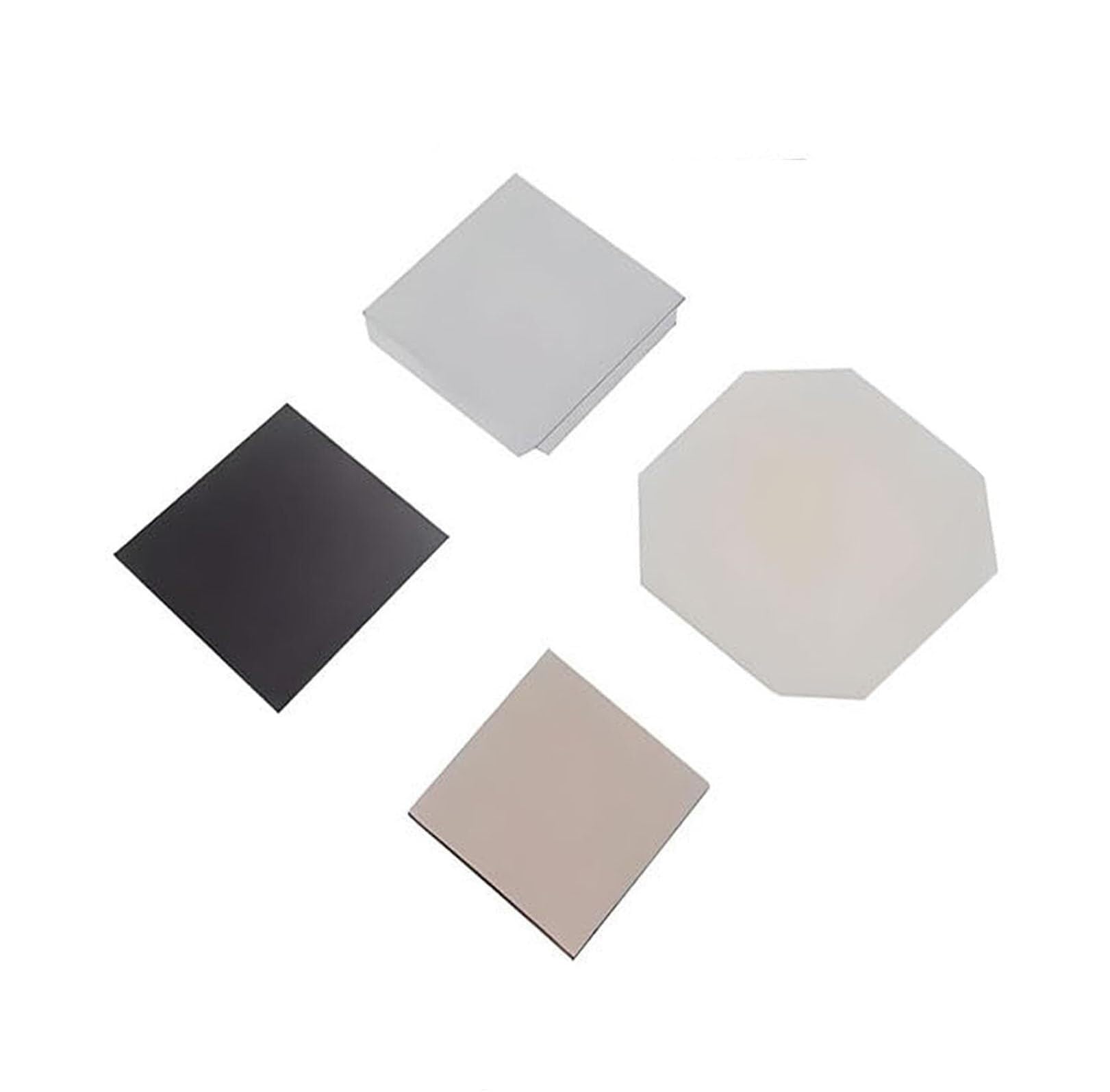 Materiały Do ​​produkcji Kwadratowych Magnesów Na Lodówkę, 100/500/1000 Szt. Folia Przezroczysta + Metalowa Obudowa + Magnes + Kartonowe Naklejki Na Lodówkę(500set,50 * 50mm(2 * 2inch))