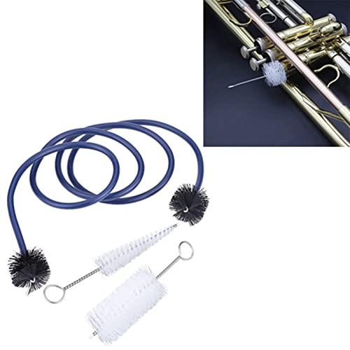 Trumpet Cleaning Brushes Set Kit Musical Instrument Maintenance Care Accessory - Image 2