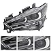 Front Headlights Assembly Left Side for 2022 2023 Mazda CX-5 w/LED DRL Projector Driver Head Lights Direct Replacement Headlamps Assy Set (Left Driver Side)