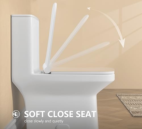 Deer Valley DV-1F0071 Modern Elongated Toilet Power Dual Flush 1.1/1.6 Gpf Toilet thumb #3