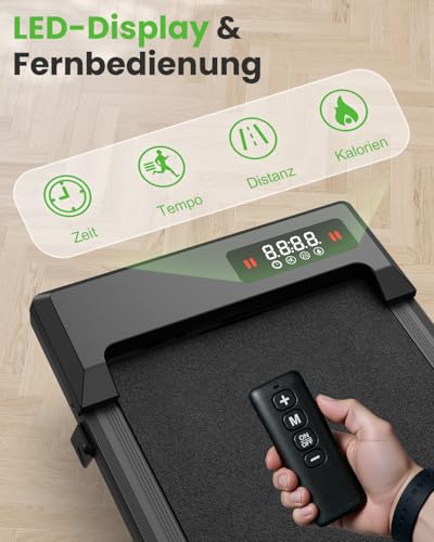 HomeFitnessCode-Walking-Pad-fuer-Zuhause-mit-Neigung-Laufband-Laufpad-Steigung-Untertisch-Elektrisch-1-8-KMH-Walking-Band