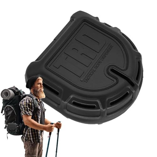 Dispensador de cuerda de paracaídas, dispensador de cuerda de equipo de supervivencia al aire libre, eficiente equipo de supervivencia exterior, dispensador de cuerda para acampar al aire libre