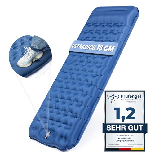 HIKENTURE Camping Isomatte, 13CM Ultradicke Isomatte Camping mit...