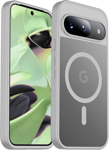 Google Pixel 10/10Pro �p �P�[�X ������ �}�b�g���� Magsafe�Ή� �ω��� ������� �y�� �ϏՌ� �����Y�ی� �O���[ | �O�[�O���s�N�Z�� 10/10Pro �p�P�[�X ���C�����X�[�d TPU�f�� �w��h�~ �V���b�N�z�� �l�C 