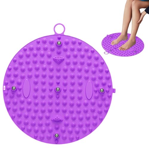 Fußdruckpunktmatte, weiches Massagepunkt-Pad für Füße, ergonomische Fußmassagegerät-Matte, hohe Elastizität Druckpunkt entspannt, Fußmassagematte, Fußentspannungspad, Reflexzonen-Fußmatte