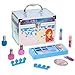 Produktbild Disney Frozen Train Case Kosmetik-Makeup-Set mit Lipgloss, Augenschimmer, Pinsel, Nagellack, Zubehör und mehr! Für Mädchen ab 3 Jahren, ideal für Partys von Townley Girl