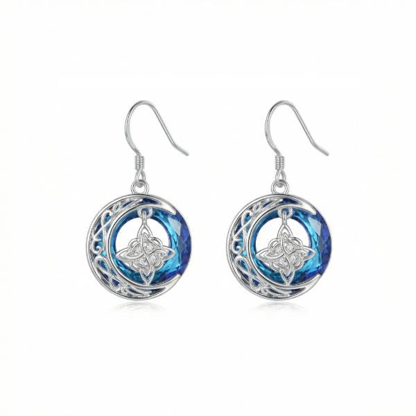 Boucles d'oreilles croix celtique argent : cadeau idéal femme et maman