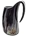 Tazza in vero corno di toro lucidata a mano, misura XL, 15 cm, realizzata a mano, stile vichingo, tazza da 0,9 l