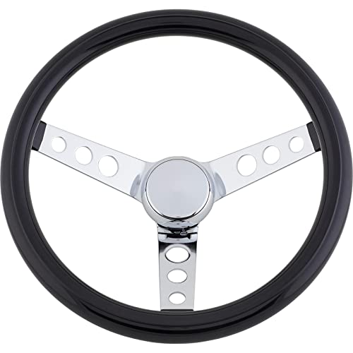 Speedway Motors 91032751 Speedway Classic 13 Inch Black Steering Wheel thumb #1