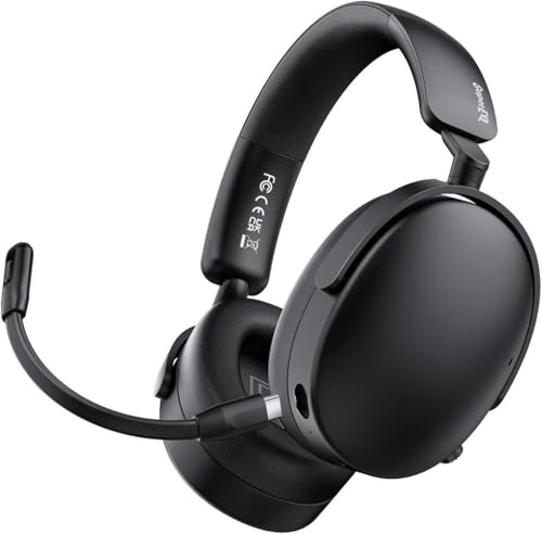 ヘッドホン Bluetooth ヘッドホン ワイヤレス ヘッドホン 有線/無線両用 マイク付き 【角度調整/取り外し可能】最大100時間再生 ノイズキャンセリング【Bluetooth 5.4】オーバーイヤーデザイン、6マイクAI ENCテクノロジー 高速充電 ロータリボタン操作 会議/飛行機/音楽鑑賞 A200