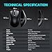 RAWM Wireless 8K Lightweight Gaming Mouse, PAW3395 Optical Sensor, 26000 DPI, MCU Nordic 52480, 600mAh Rechargable Battery, Customizable Symmetrical Mice, 8K Dongle Included