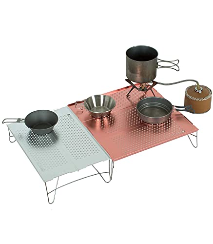 Iclimb 1 Super Easy Assemble Cot And 1 Solo Mini Folding Table Bundle, Ultralight Compact For Solo Adult Backpacking Camping Hiking Beach Concert Indoor Outdoor #TOP6