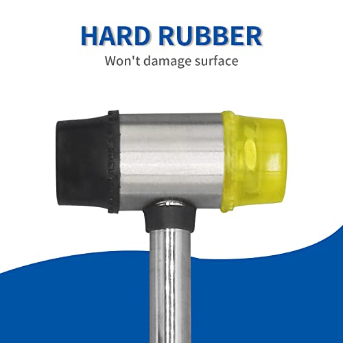 Rubber Hammer, Kaihaowin 25Mm Small Rubber Mallet Soft Mallet Hammer With Ergonomic Shaped Anti-Slip Handle For Jewelry Leather Crafts Woodworking #TOP3