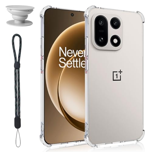OnePlus 15 �p �P�[�X �N���A TPU �ϏՌ� �ی�J�o�[ �X�}�[�g�t�H���P�[�X SpinoArmor ���������x ���ς��ɂ��� �w��h�~ �Ռ� �z�� �C�菝�h�~ �ϏՌ� �������� �g�уX�g���b�v �����i�����h�~�X�g���b�v�{�܂肽���ݎ��X�}�z�X�^