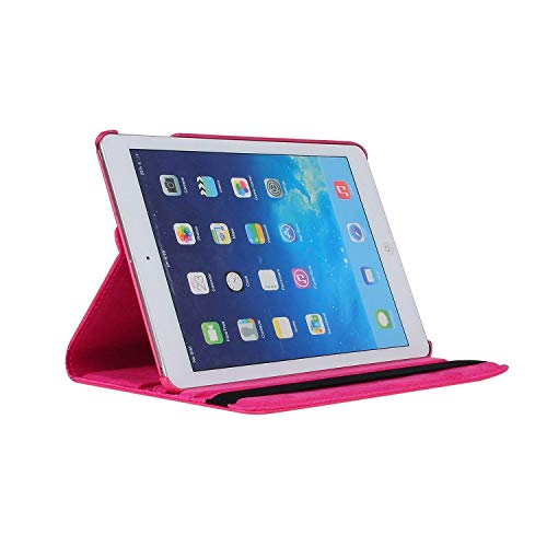 Image of Mcart Rotate Flip ipad Cover iPad 9.7 case 2018 /2017 5th ipad case 6th Generation Dark Pink